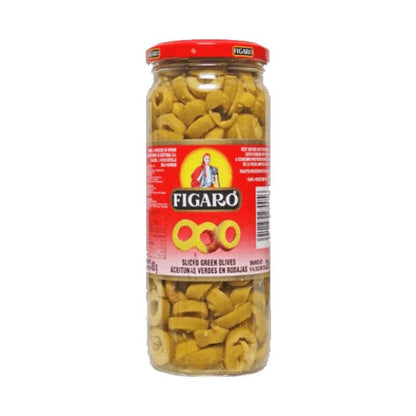 Figaro Sliced Green Olives
