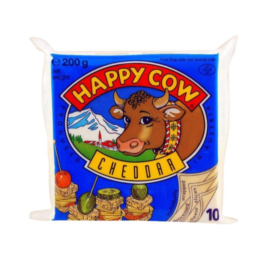 Happy Cow Cheddar Cheese Slice