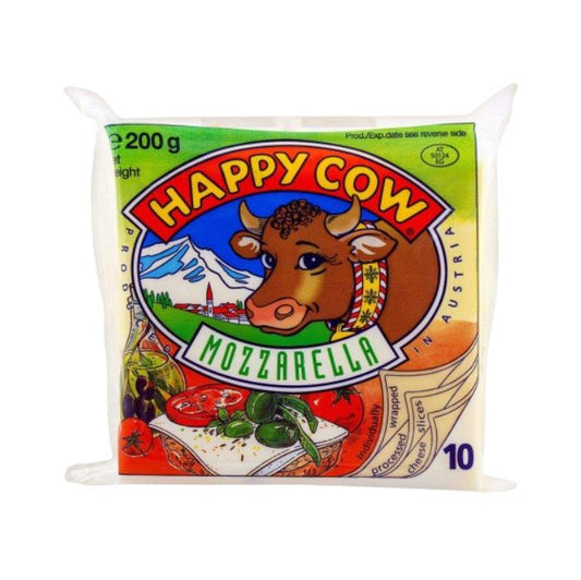 Happy Cow Mozzarella Cheese Slice